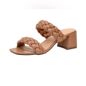 Sincerely Jules Onyx Braided Sandals Size 8